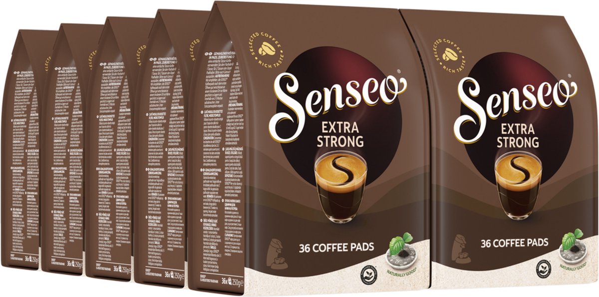 Goedkoopste Senseo Extra Strong Koffiepads - Intensiteit 8/9 - 10 x 36 pads
