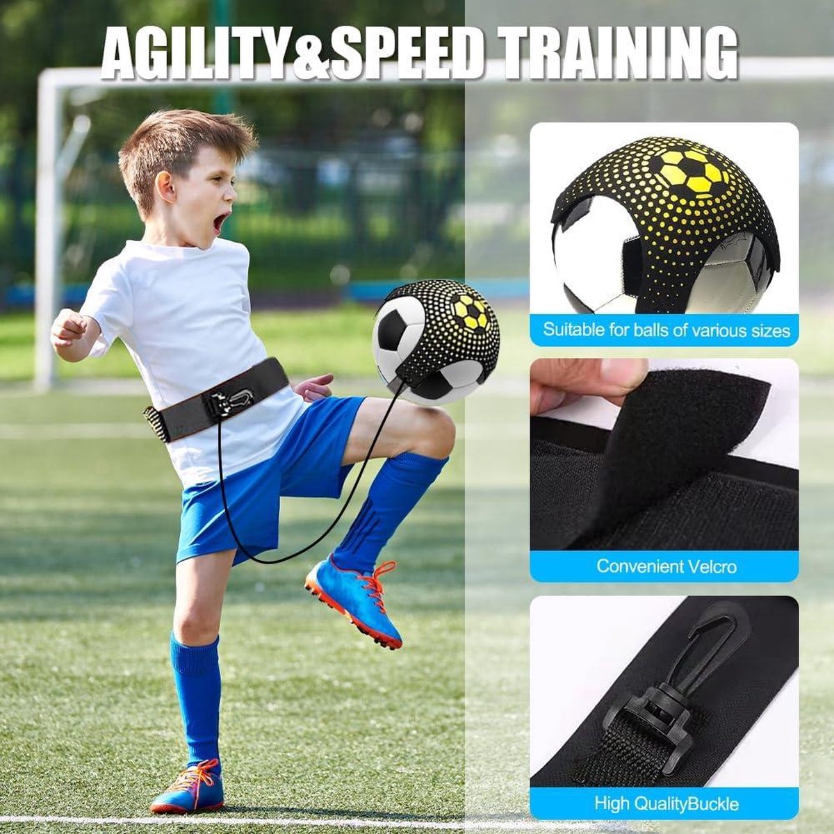 Talifoca Accessoires D'entraînement De Football, Échelle D'agilité 6 M