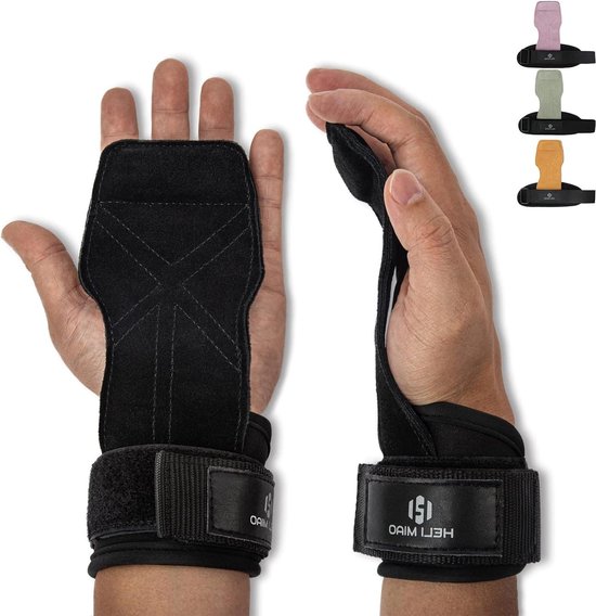 UQOOQFA Gym Grip Pads voor Gewichtheffen: Halter Lifting Rubber Grips Pad - Gym Workout Handschoenen Gewichtheffen Grips - Pull Up Grips - Gymnastiek Handgrepen voor Mannen Vrouwen Geen Zweet