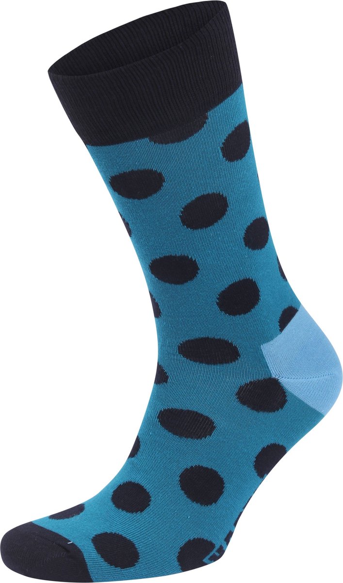 Happy Socks Sokken Big Dot - Maat 41-46 - Heren - Grappige sokken - Halfhoge sokken