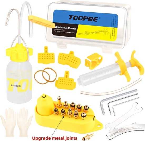 Frein Hydraulique Trottinette Electrique Kit De Purge Pour Freins à Disque Hydraulique Vélo - Compatible Shimano, SRAM, Tektro, Magura Tuyau Purge Frein Magura