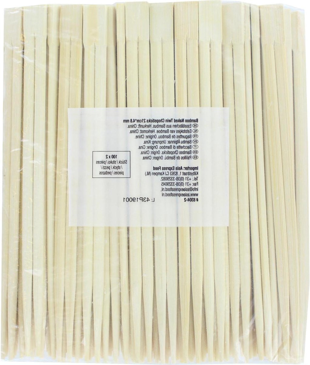 Bamboo chopsticks multipack 10 x 100 pieces - SHINE FARM