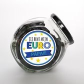 Snoeppot - "Jij bent mijn Europapa" vaderdag cadeau - snoeppot gevuld met gemengde drop - vaderdag geschenk