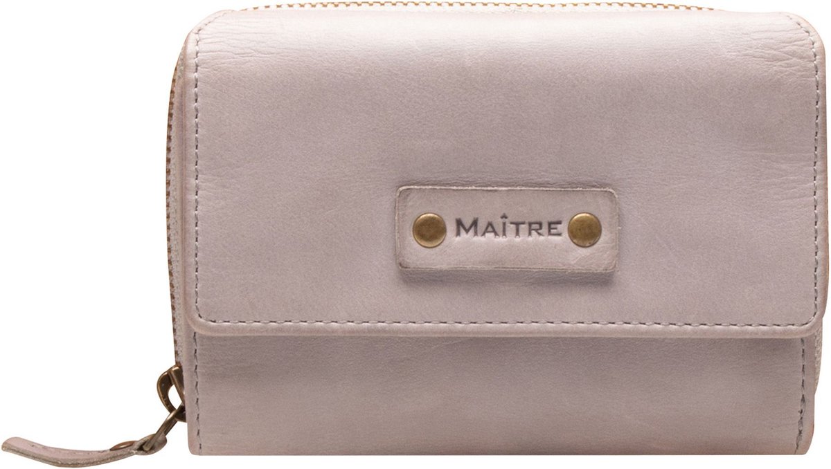 Maître Leren Portemonnee Steinbach Dagrete Purse Lightgrey Grijs