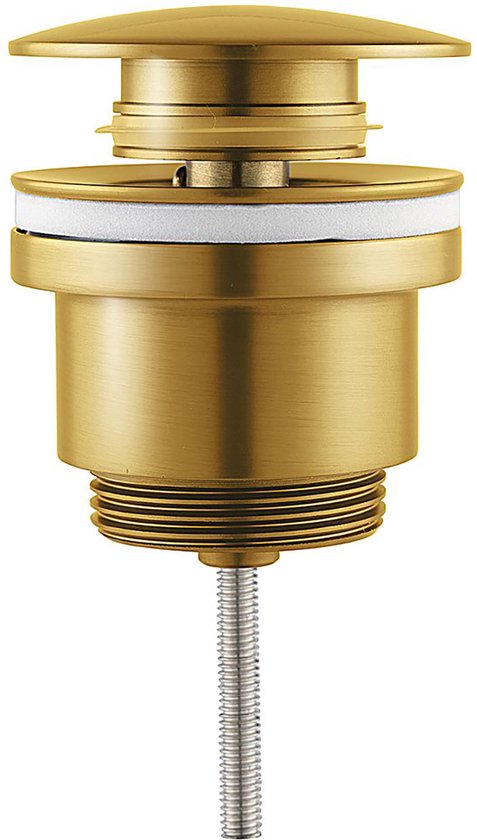 Bouchon de vidange Clickwaste - Lonis Clis - Messing - PVD - Or brossé