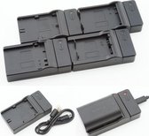 USB Oplader voor Nikon MH-18 EN-EL3e Fujifilm NP-150 Pentax D-Li50 Minolta NP-400 accu