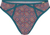 Sapph - String voor vrouwen - Microstof - Mistress - Mozaïek print - S