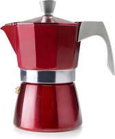 Percolator Evva Red 12 Cups 600 ml Suitable for Induction