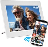 Denver Digitale Fotolijst 10.1 Inch - Vaderdag Cadeau - HD - Frameo App - Fotokader - WiFi - 16GB - IPS Touchscreen - PFF1015W