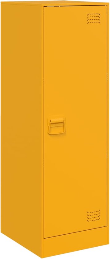 Buffet vidaXL 34,5 x 39 x 107 cm Acier Jaune moutarde