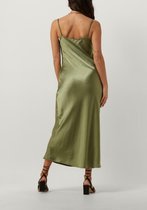 Notre-V Dames Maxi Jurk Satin Strap Dress Groen - Maat XL