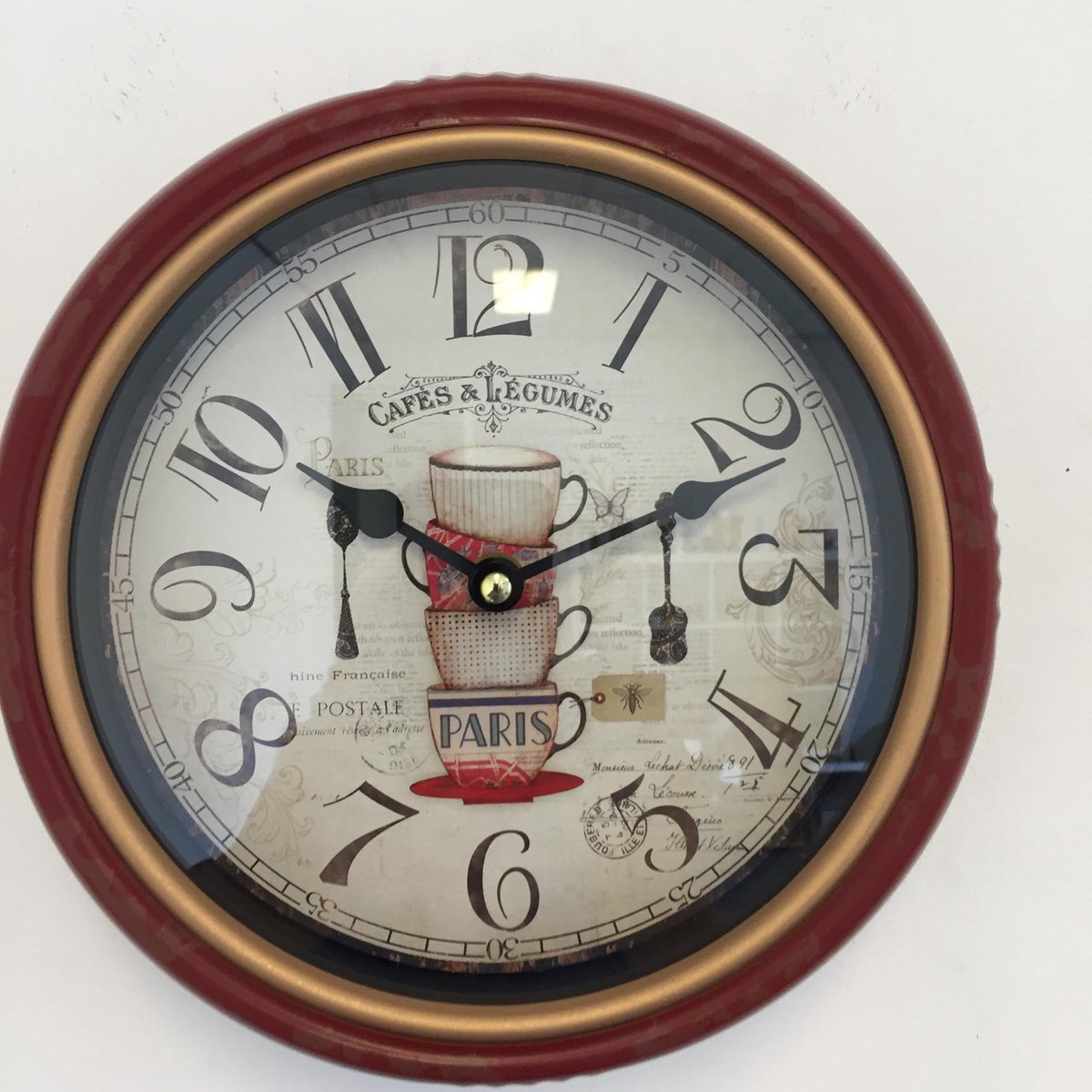 Wandklok PARIS vintage retro