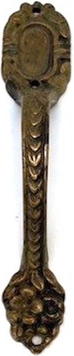 Deurgreep Messing antiek Bloemenrank 115x23mm