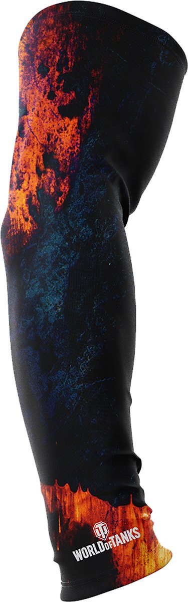 World of Tanks - Esports Gaming Compressie Arm Mouw - "Fire" - Blauw - M