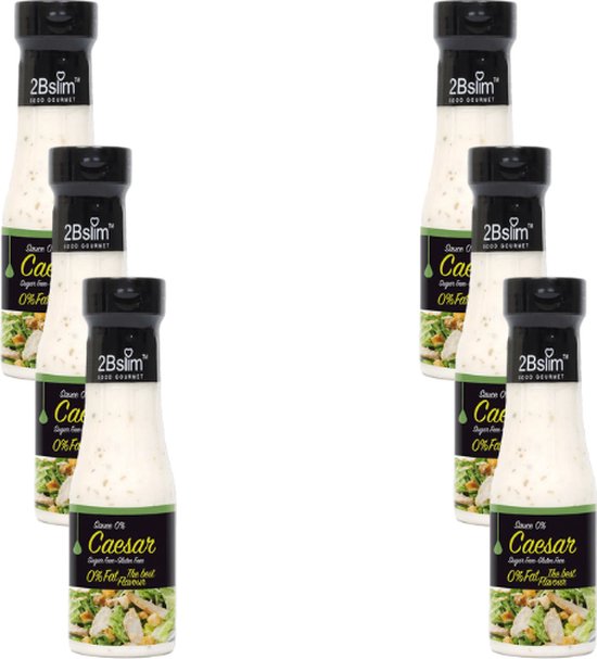 Foto: 2bslim caesar dressing 6 stuks 6 x 250 ml