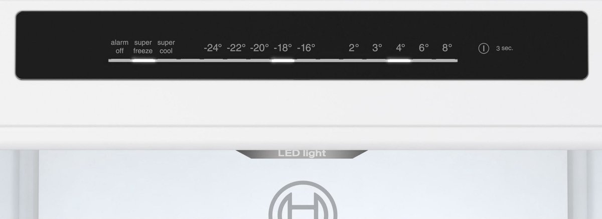 Bosch KGN362LBF - Serie 4 - Koel-vriescombinatie - Total no Frost; Nooit meer ontdooien - VitaFresh XXL 0°C: houd etenswaren langer vers met extra ruime vershoudlades- Energielabel B - RVS look — afbeelding 7