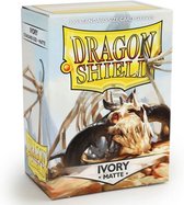 100 pochettes Dragon Shield MATTE Ivory Standard Size Sleeves