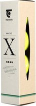 Tretorn Micro X Tennisballen 4-pack Drukloos - Geel
