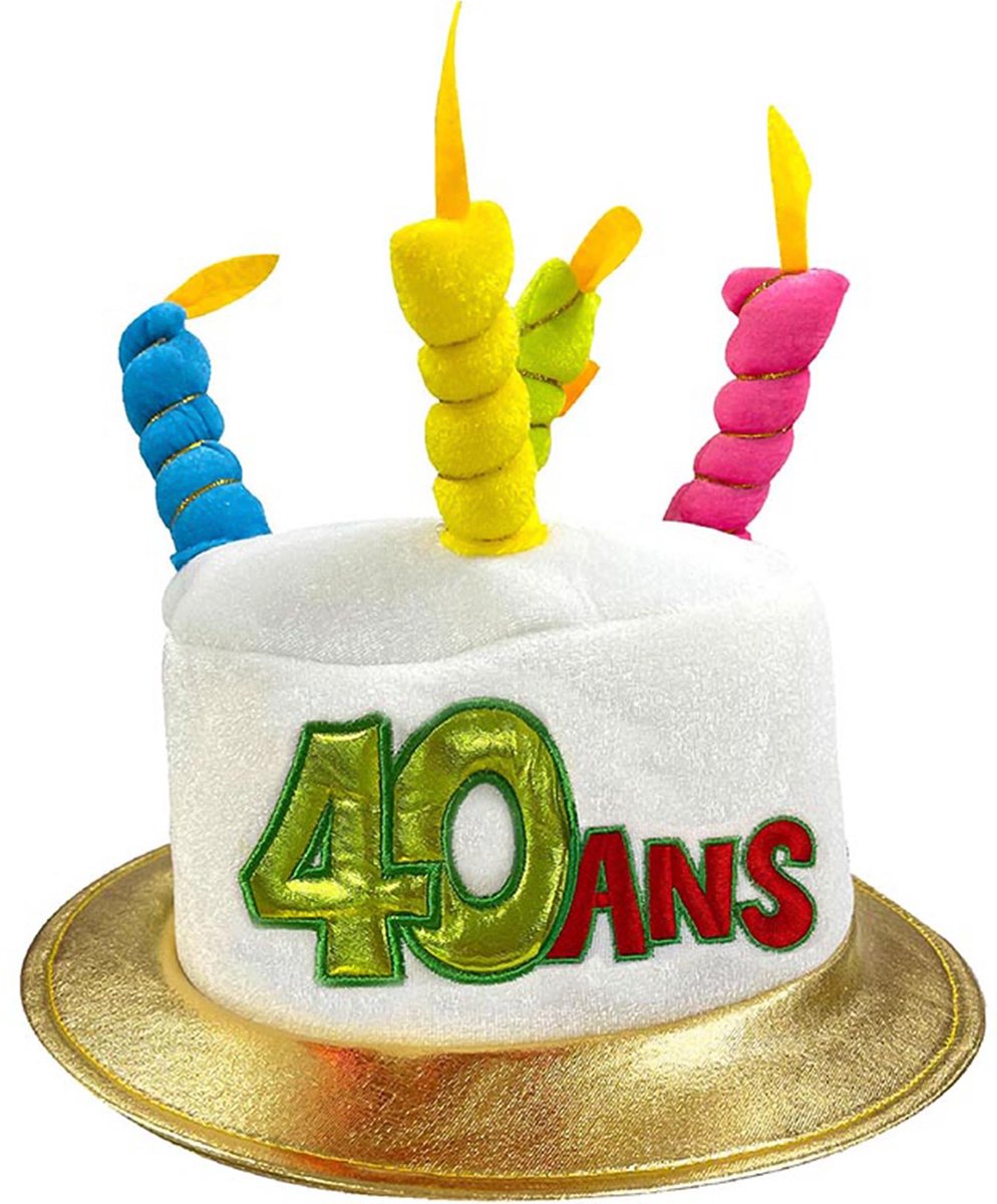 SURPRISEZ VOUS - Verjaardagshoed voor volwassenen leeftijd 40