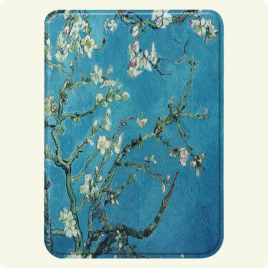 Hoesje Geschikt voor Kobo Clara Colour Hoes Bescherm Hoesje Case Sleep Cover - Hoes Geschikt voor Kobo Clara Colour Hoesje - Bloesem van Hoesje  — afbeelding 5