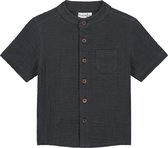 Prénatal peuter blouse - Jongens - Dark Stone Grey - Maat 80