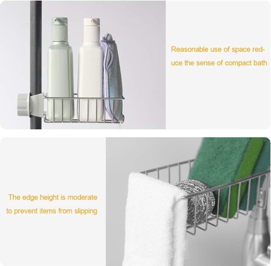 Xivada Zeepbakje Douche - Zwart - Zeephouder Hangend Aan Muur - Shampoo Bar Houder Xivada Zeepbakje Douche - Zwart - Zeephouder Hangend Aan Muur - Shampoo Bar Houder