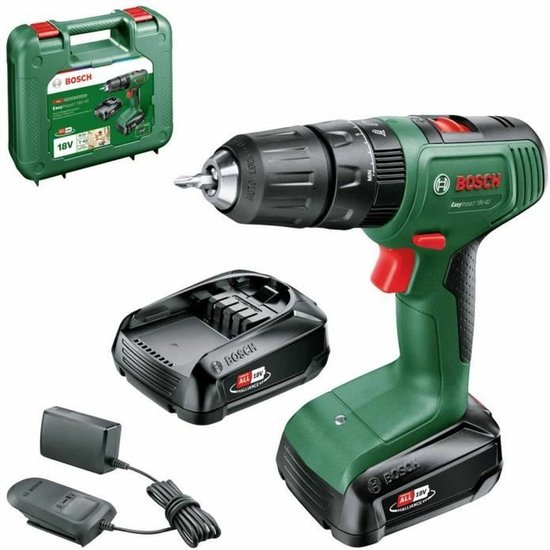 Foto: Bosch easyimpact 18v 40 accuklopboorschroevendraaier met 2x 18v accu en lader