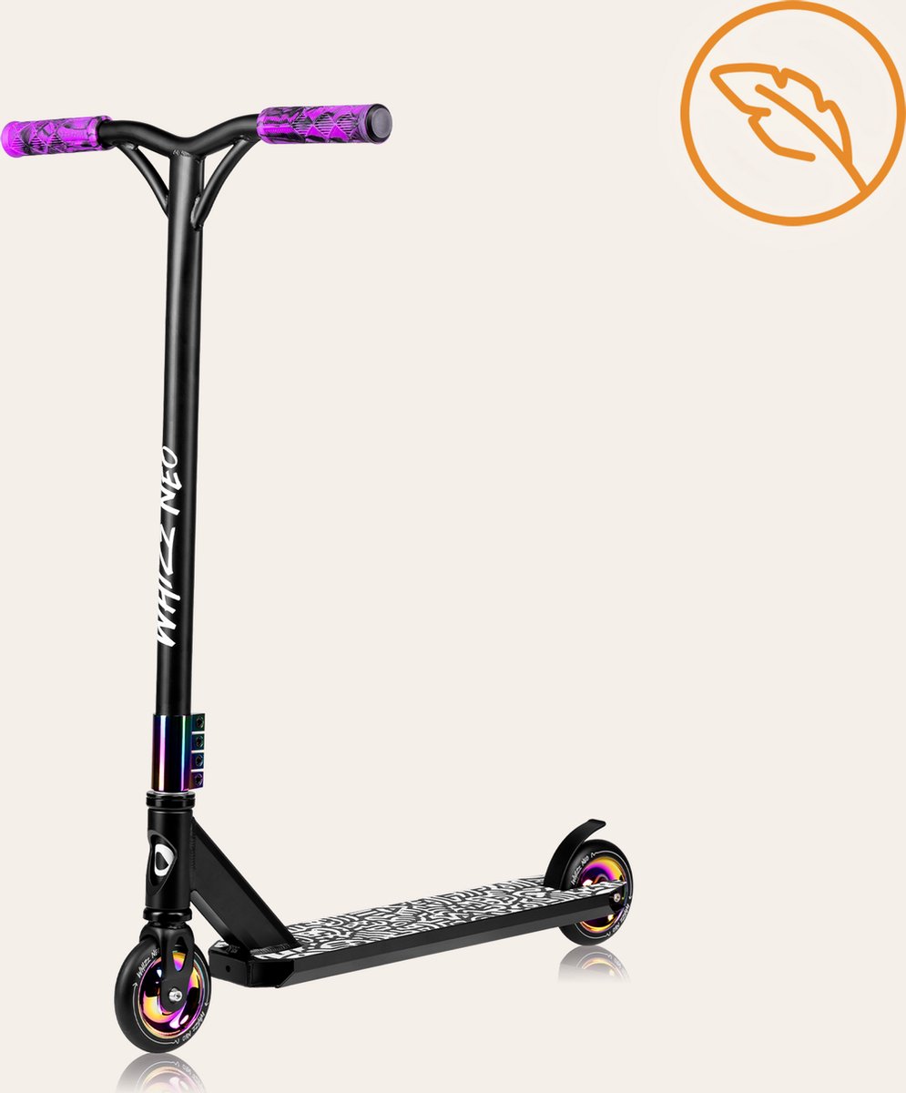 Lionelo Whizz Step - 110mm PU Wielen - T-Bar Stuur - 100 kg Draagvermogen - ABEC-9 Lagers - Voor Jongens en Meisjes — afbeelding 13