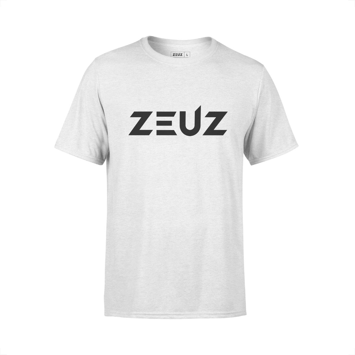 ZEUZ Sport T-Shirt Unisex - Sportkleding Man & Vrouw - Fitnesskleding Heren & Dames - Kleding voor Fitness, CrossFit & Gym - Maat L - Wit