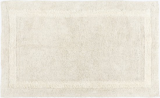 Homescapes XXL badmat crème 70x120 cm gemaakt van 100% katoen