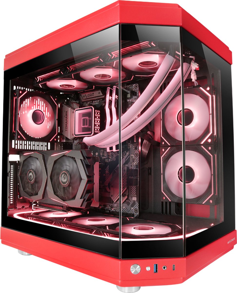 Mars Gaming MC-3T Midi Tower Rood