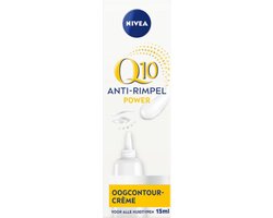 NIVEA Oogcontourcrème Q10 Anti-Rimpel - 3 x 15 ml - Voordeelverpakking