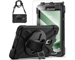 eSTUFF Galaxy Tab Active3/Active5 CHICAGO Full Body Defender-hoes met ingebouwde schermbeschermer - Zwart