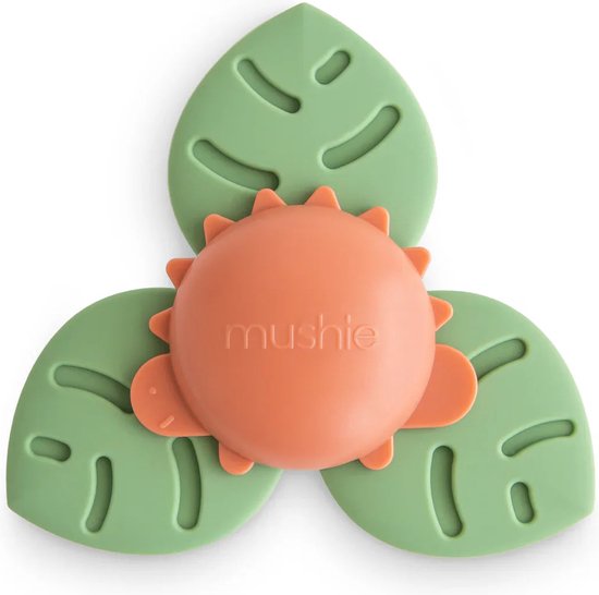 Mushie Babyspeeltje Spinner met Zuignap Dino