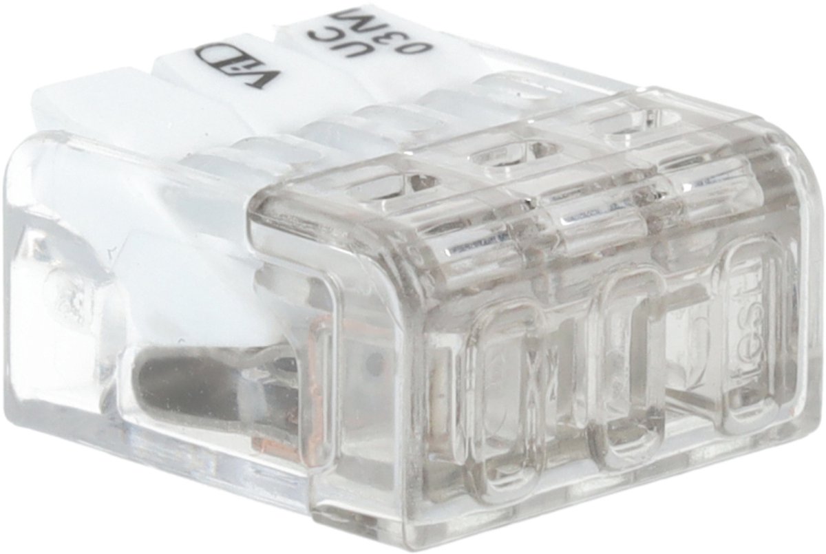 EMhub mini lasklem 3-voudig 0,2-2,5 mm² met hendel - per 100 stuks (4083012)