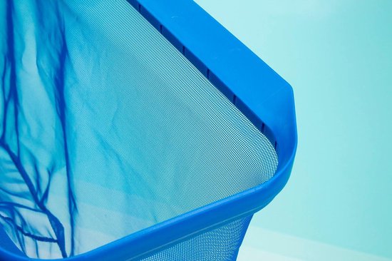 Schepnet - Bodemschepnet - Zwembad Reinigen - Versterkt Kunststof Frame - Diep Net - Blauw — afbeelding 3