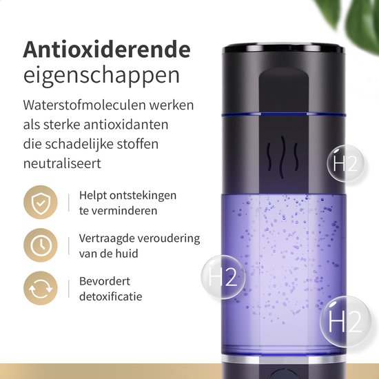 Osmio Duo Waterstof Waterfles 400ml