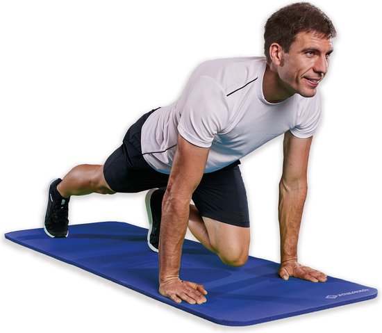 Schildkröt Fitness 960163 yogamat Rubber Blauw van Schildkröt — afbeelding 2
