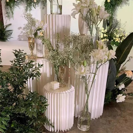 9-delige Papieren Bloemen Decoratie – Honingraatballen Voor Feest, Bruiloft, Doop, Verjaardag Of Zomerfeest, Oprolbaar En Herbruikbaar