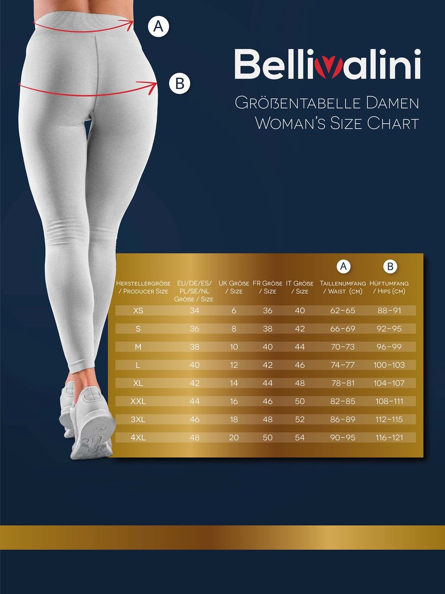 Bellivalini BLV-BLV50-148-LE Dames Capri Leggings - Sport - Vrijetijdsbroek - 3/4 Lengte - Viscose - Sporbroek - Yogabroek - Gemêleerd - XS