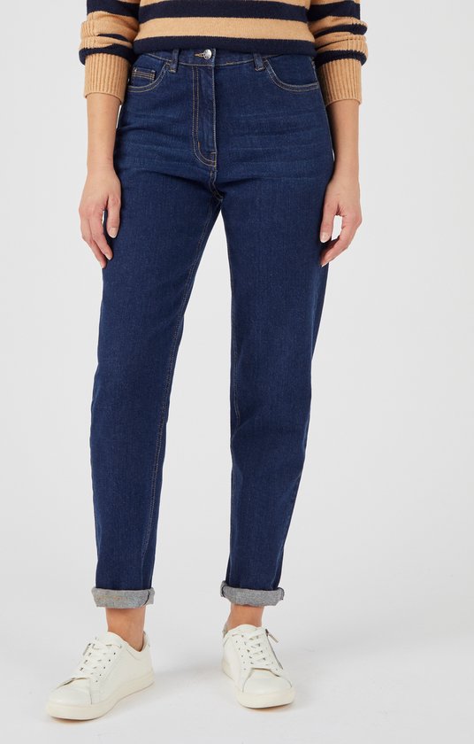 Damart - Mom jeans - Dames - Blauw - 38