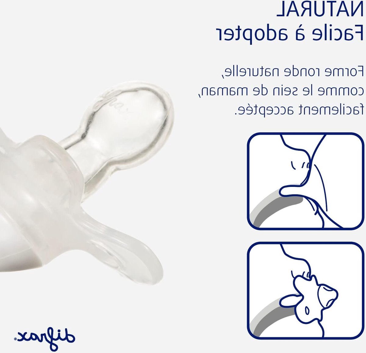 Goedkoopste Natural Fopspeen 0 tot 6 Maanden Blauw Grijs Glow in the Dark Speentjes Sets - 4 Stuks