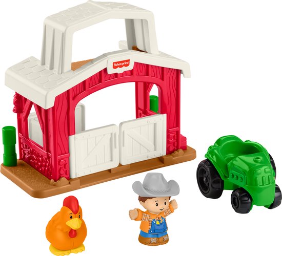 Set cadeau Fisher-Price Little People Around de la ferme, Ferme, 1,5 an, Multicolore, Plastique