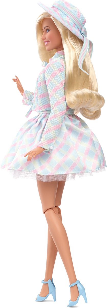 Barbie The movie pop - Margot Robbie - Blauwe ruitjes - Barbie film pop — afbeelding 4