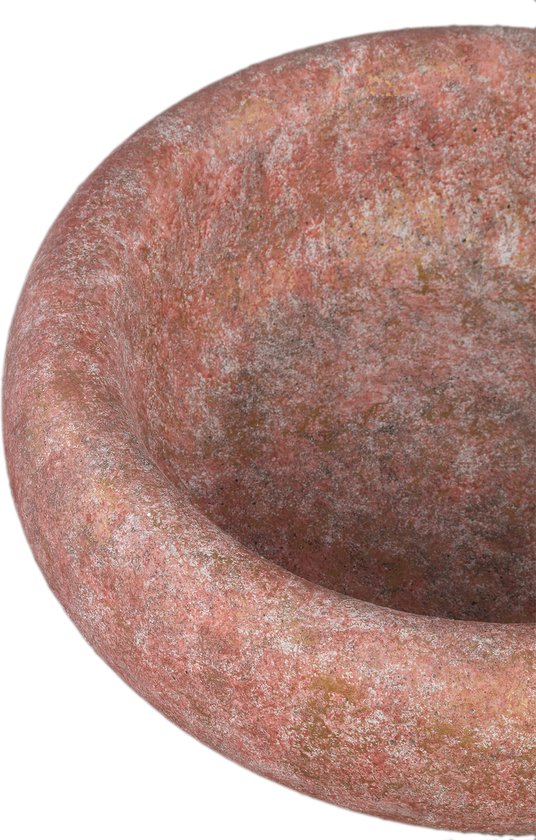 PTMD Aly Red Cement Round Bowl Big | bol