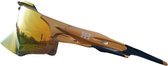 Haaghoek Olympicus Fietsbril – Gold – Unisex – 1 stuk - UV Bescherming