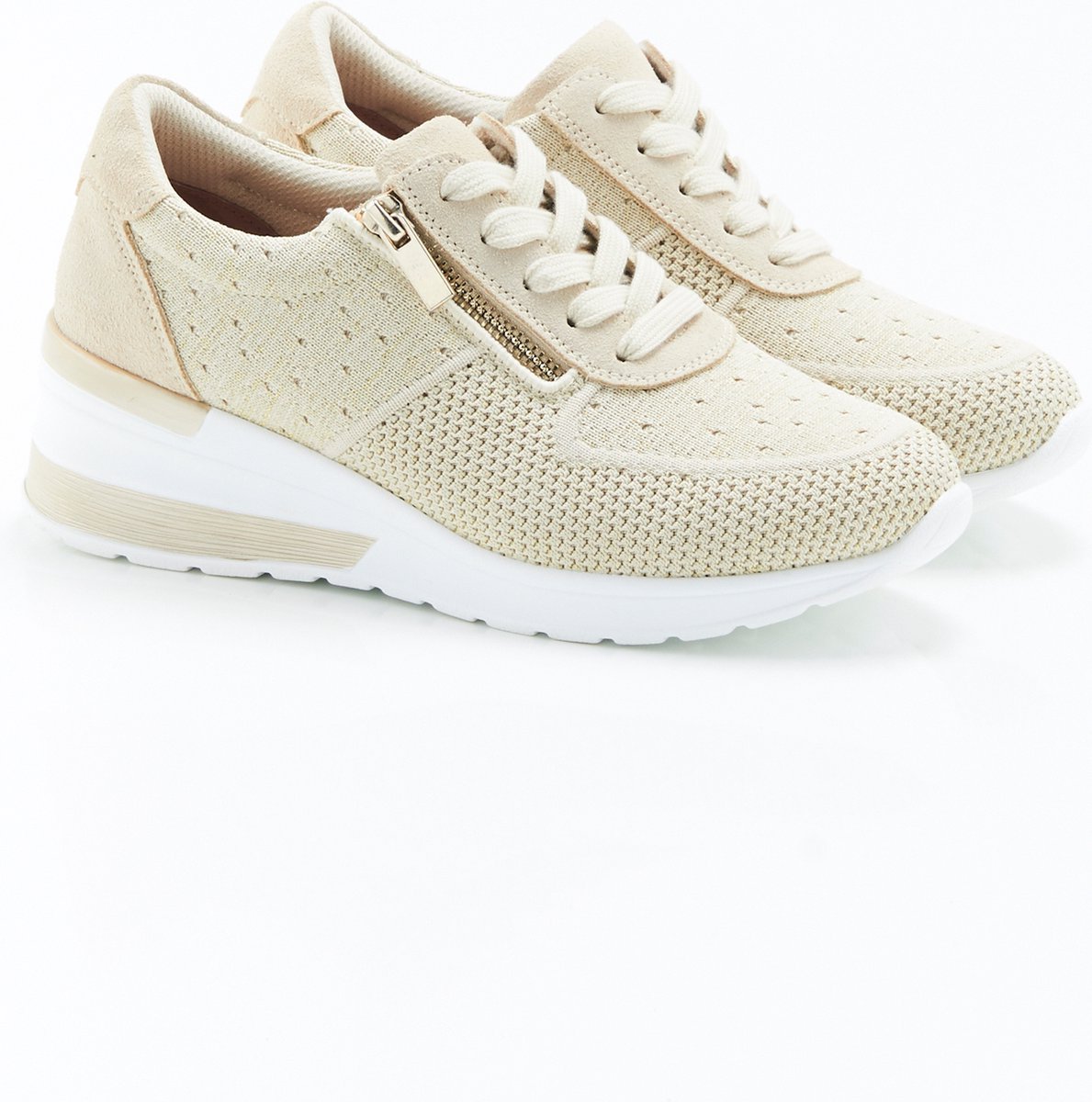 Damart Sneakers sleehakken Climatyl Dames Goudkleur 36 bol