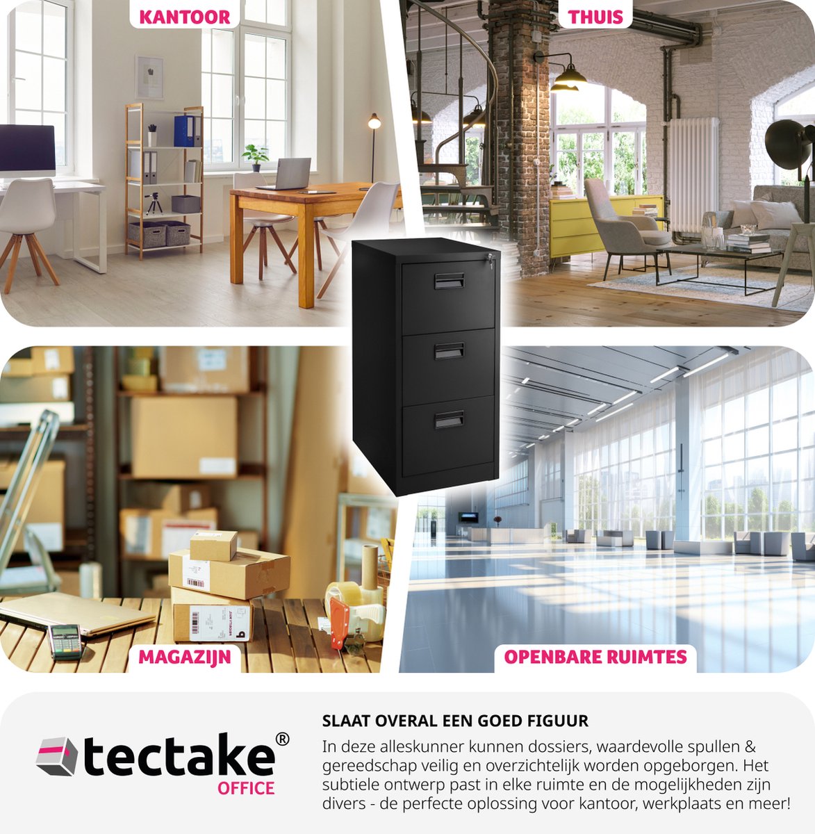 Zwart Vintage Hout ladekasten 5 laden kopen? | Tot 43% korting
