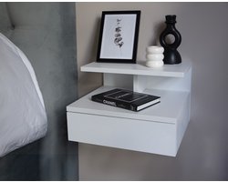 Milton & Oldbrook Zwevend Nachtkastje Alicante Wit