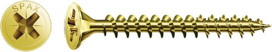 Spax Houtschroef 3.0x12mm - Philips Z1 - 100 stuks